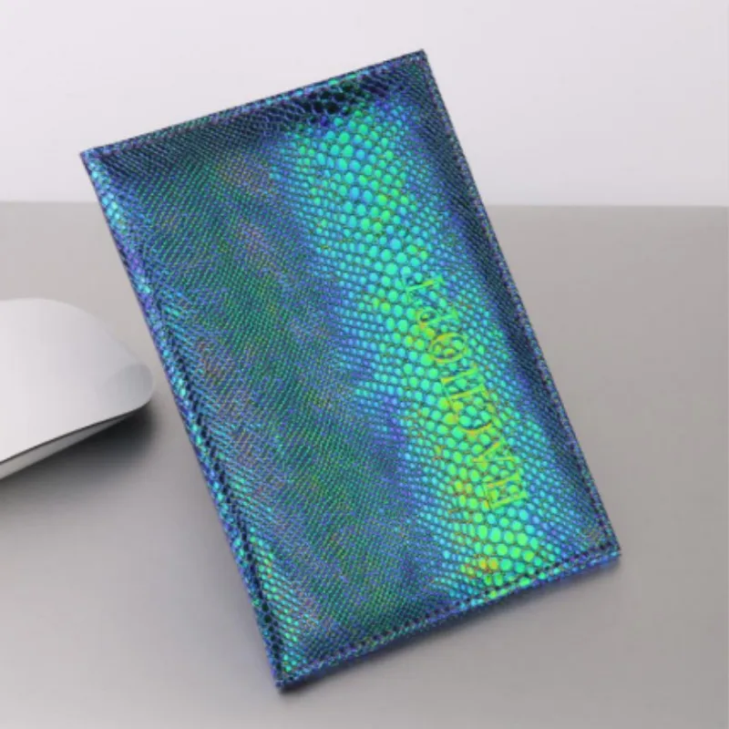 Футляр для паспорта ящерицы защитный кошелек визиток мягкий чехол путешествий