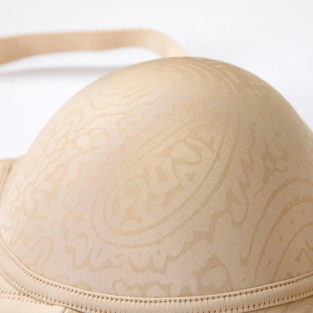 

Hot Sale Women's Plus Size Jacquard Seamless Bra Full Coverage Molded Lightly Padded Wireless