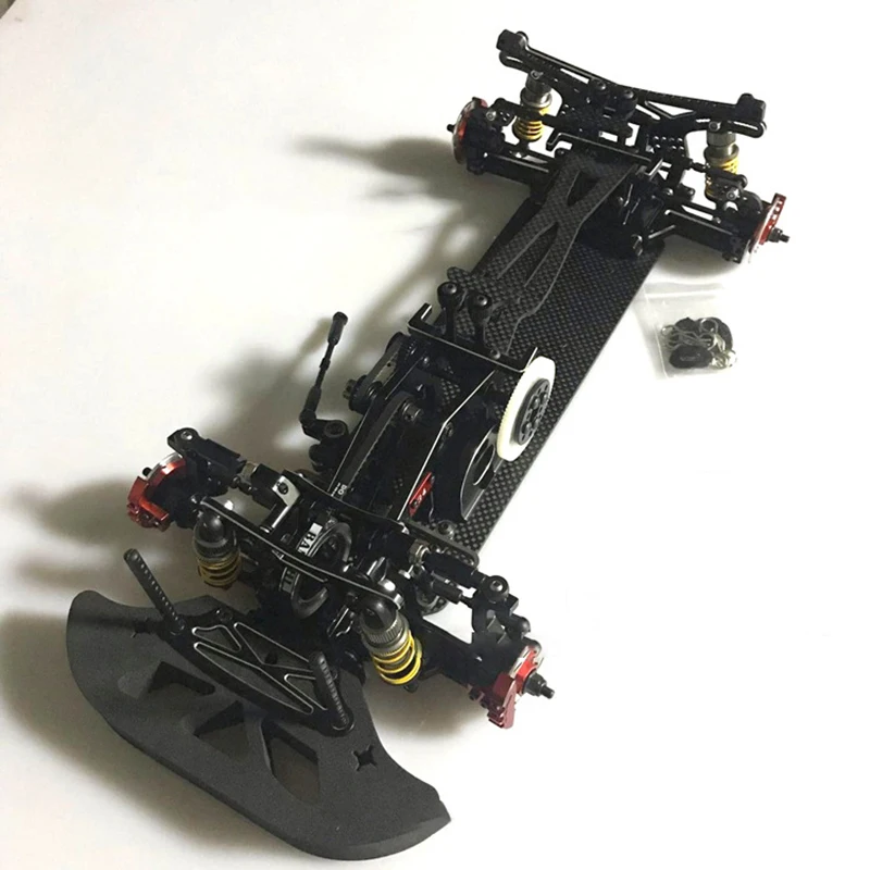 1/10 сплав и углеродное волокно 078055B G4 RC 4WD HSP Drift Racing Car Frame Body Kit Control DIY|Детали