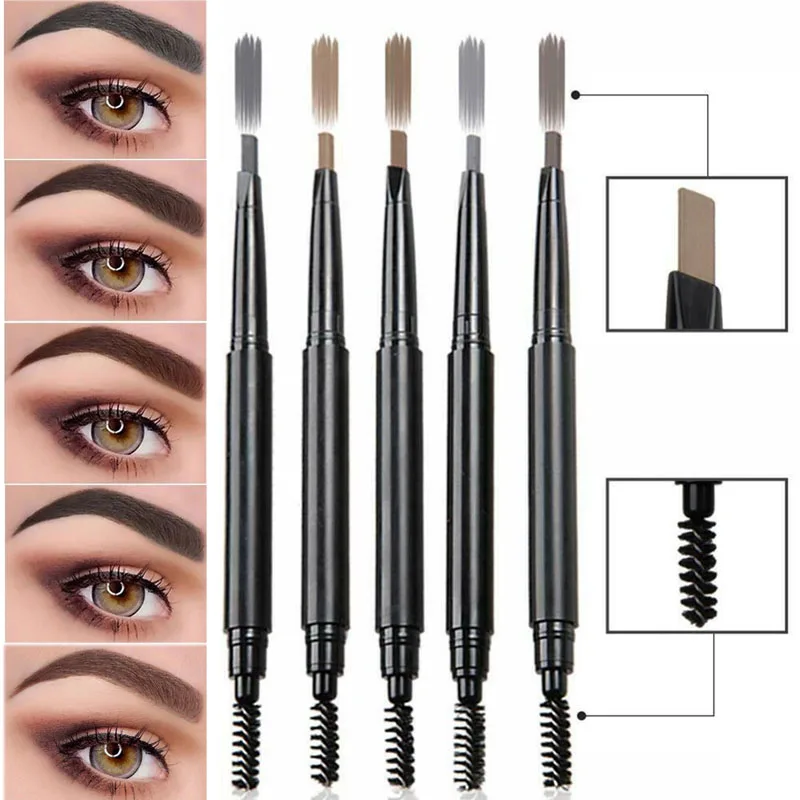 Карандаш для бровей водостойкий с кисточкой 1 шт.|Средства роста бровей| |