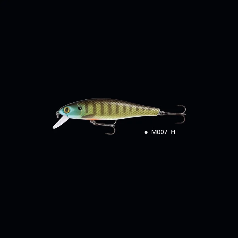 M012 - H Мини Minnow 6g 85 мм рыболовные приманки высокое качество плавающая качели жесткая приманка свимбейт crankbait whopper plopper pesca бас щука - Цвет: M012 - H