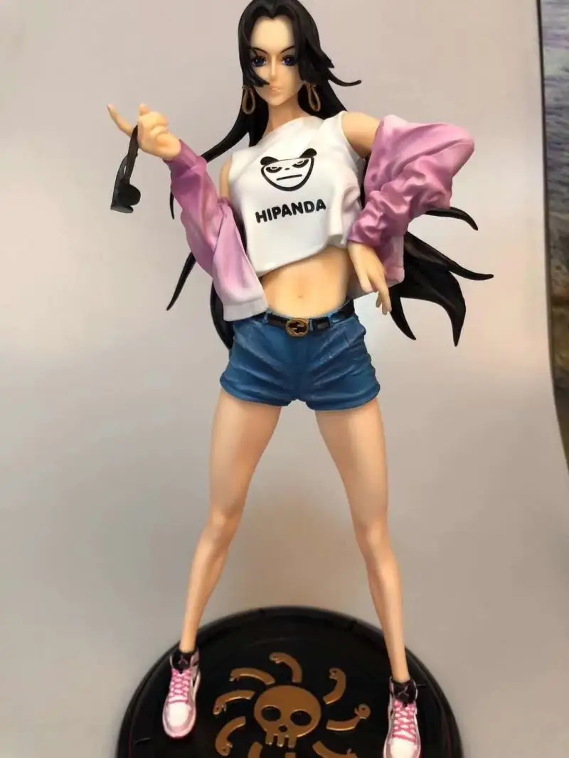 

One Piece Anime Model GK Boa Hancock Action Figure Sexy Street Fashion Girl Statue Collection Toy Desktop Decoration Figma