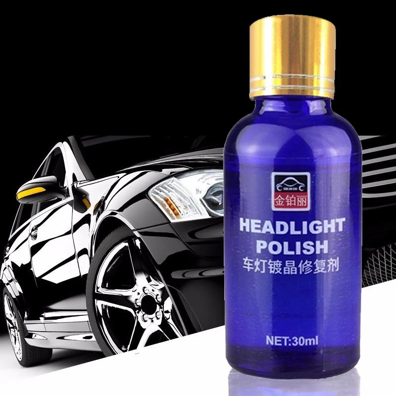 

30ml Car Headlight Repair Liquid Headlight Polishing Anti-scratch Liquid Kit Rearview Mirror Coating Auto Lens Repair Liquid