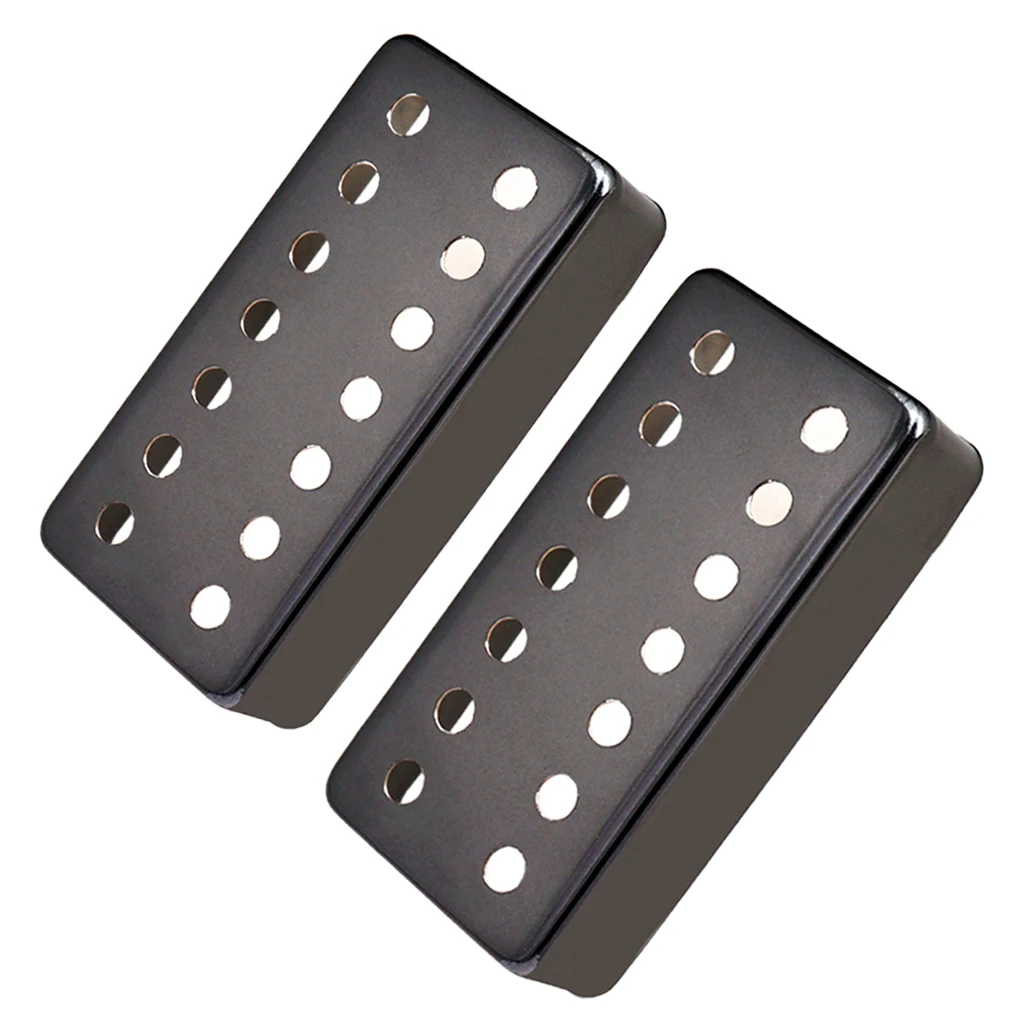 pack von 2 pcs humbucker pickup covers messing elektrische gitarre musical teil decor für 7 string e gitarre zubehör free global shipping