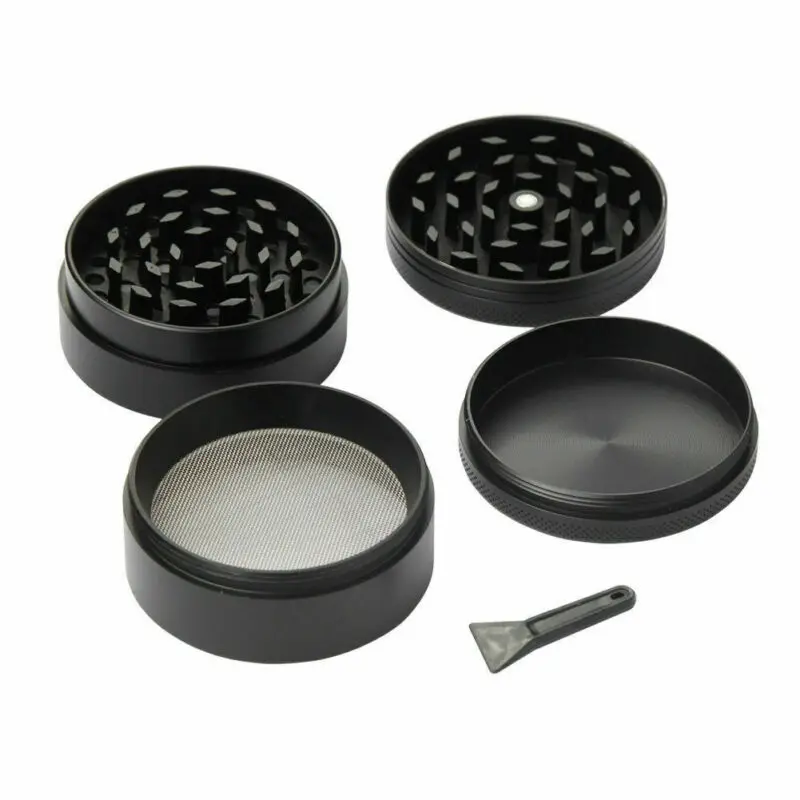 Измельчитель для табака/травы/специй измельчитель из цинкового сплава 4 слоя 55 мм