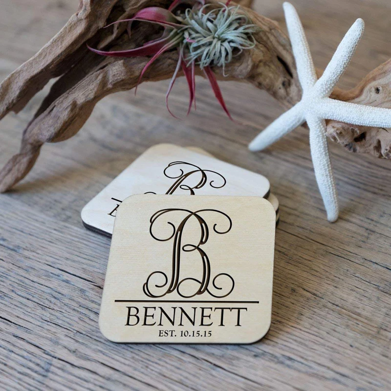 Подставки под дерево персонализированные подставки деревянные кусочки