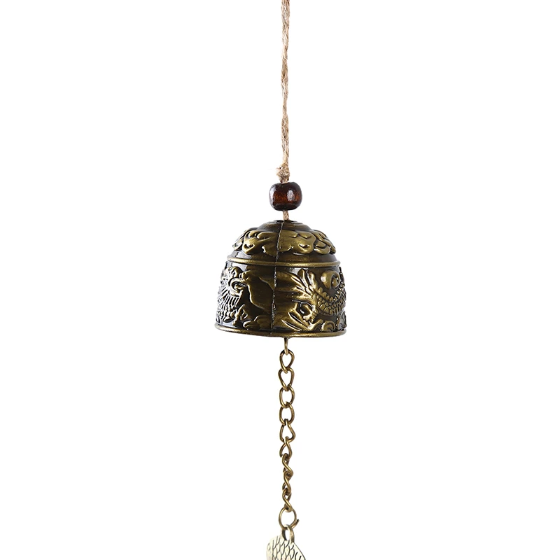 Лидер продаж 2021 металлическая подвеска-колокольчик с рисунком рыбы/дракона