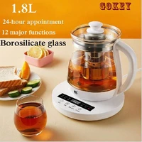 Electric Kettle Intelligent Household Water Heater Kitchen Appliance Multi-functional Hot Water Bottle Glass Teapot Volume 1 8l
