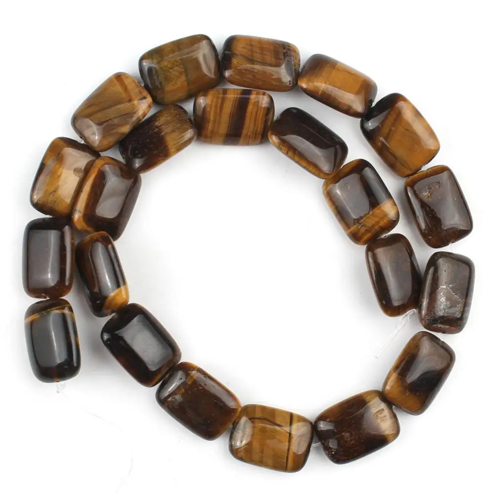 Yellow Tiger Eye 13*18 мм бусины из натурального камня прямоугольник Агаты желтый кварц с тигриным глазом малахитовые бусины для самостоятельного изготовления ювелирных изделий браслет - Цвет: Yellow Tiger Eye