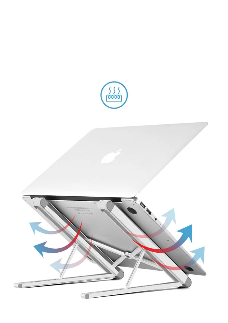 Hyvarwey JP-2 Easy Foldable Aluminum 11-15.6 inch Laptop Holder Ultra Light Desktop Notebook Stand Portable Support | Автомобили и