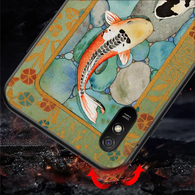 

Gossip illustration koi fish For Xiaomi Redmi K30S K30 K20 10X Pro Ultra 9 9I 9A 9C G0 8 8A 7 7A 6 6A 5 5A 4X S2 Phone Case