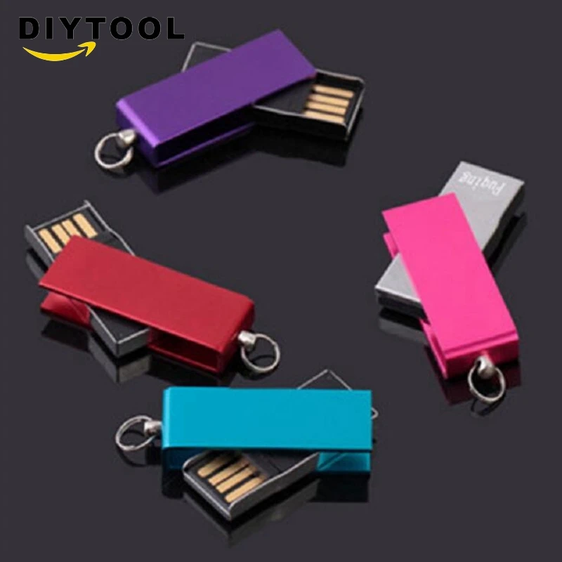 1 ТБ 2 0 Мини эльф USB флеш-накопитель с поворачивающейся металлический Творчество