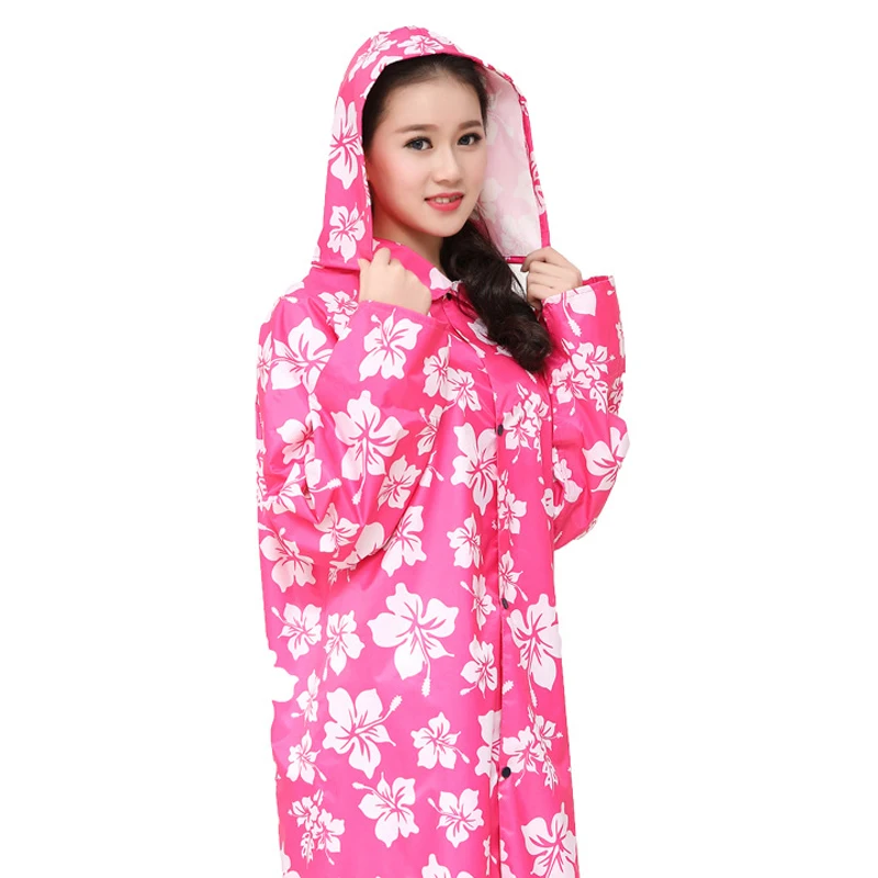 Модный комбинезон плащ с капюшоном женское длинное водонепроницаемое и прочное