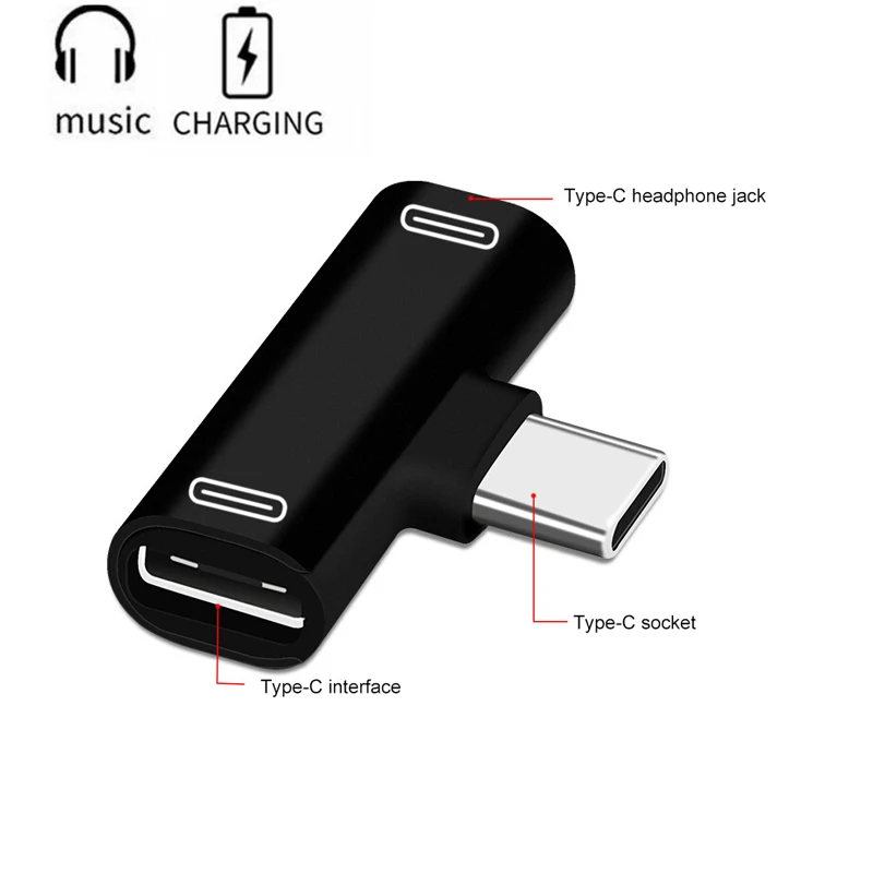 Двойной USB-адаптер для наушников и | Мобильные телефоны аксессуары