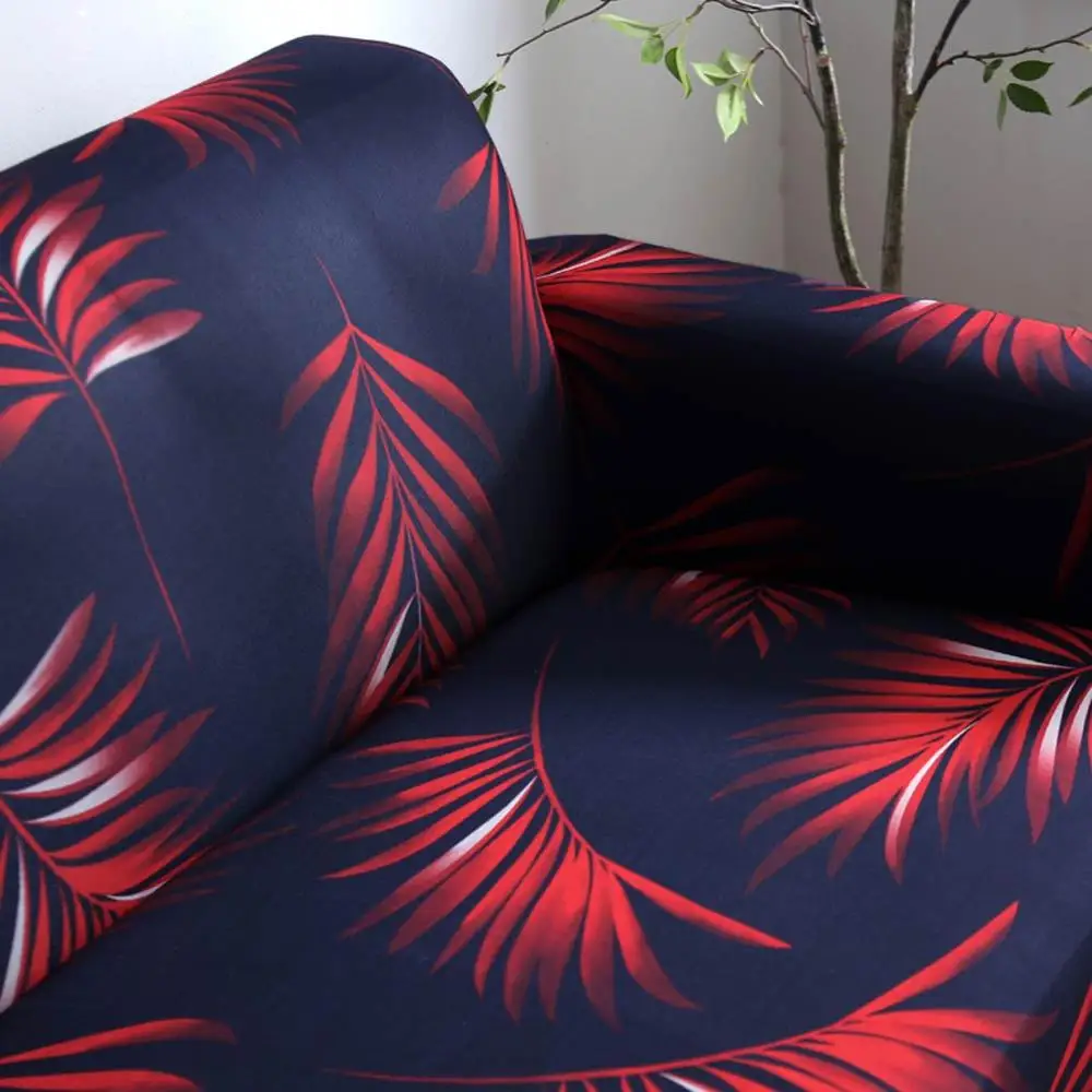 Чехол с цветочным принтом (L Секционный или Loveseat Coner) чехол для дивана все включено