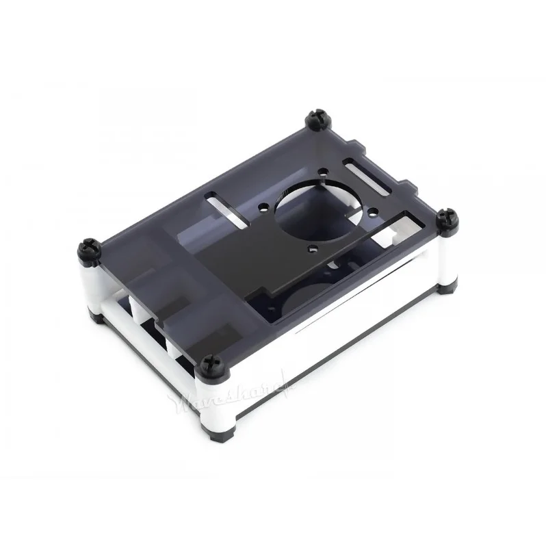 Waveshare черный/белый акриловый чехол для Raspberry Pi 4 Модель B с охлаждающим