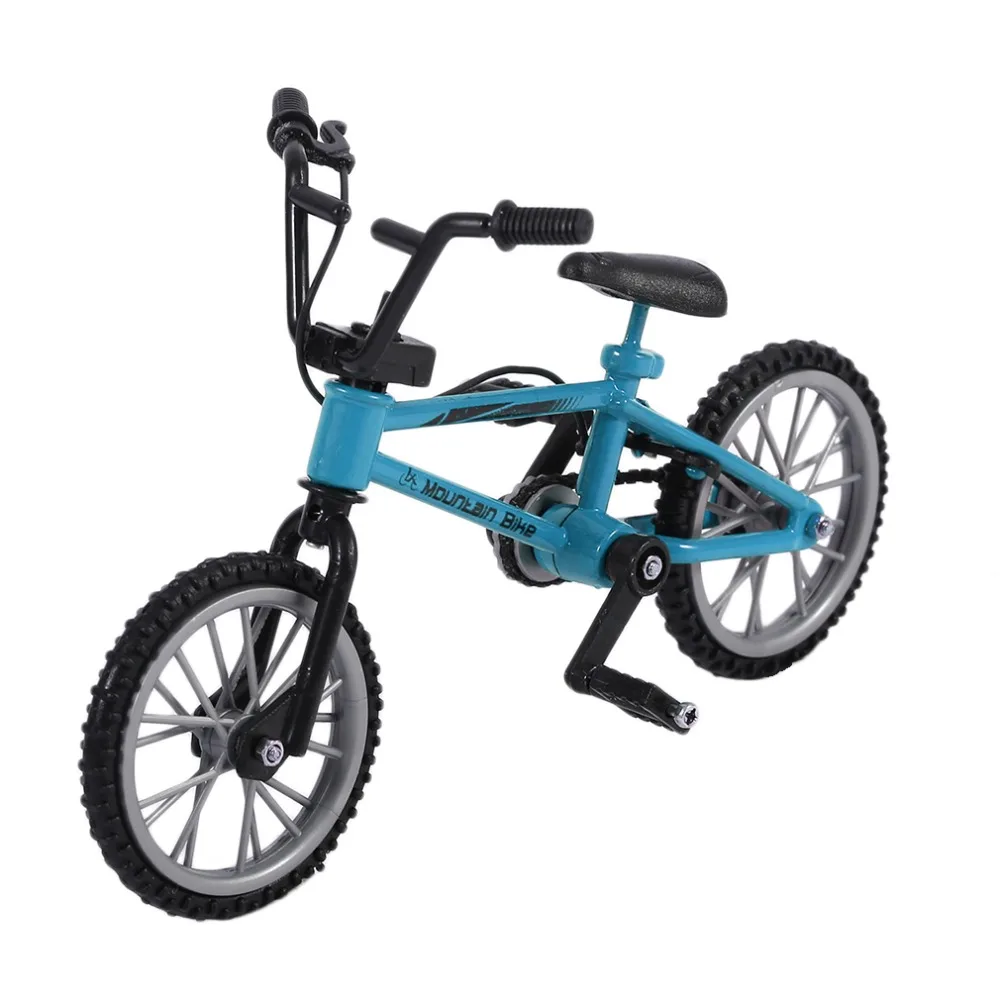 Игрушечные велосипеды на палец с тормозным тросом синий имитирующий сплав bmx