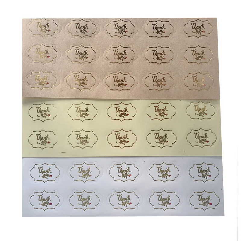 

1000pcs/lot two types happy birthday or thank you Seal Stickers Decorative DIY Stationery wholesale