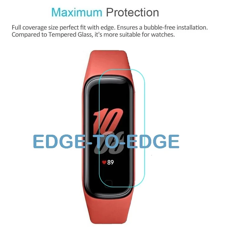 Полноэкранная Защитная пленка для Samsung Galaxy Fit 2 Fit2 защитная (не стекло) |