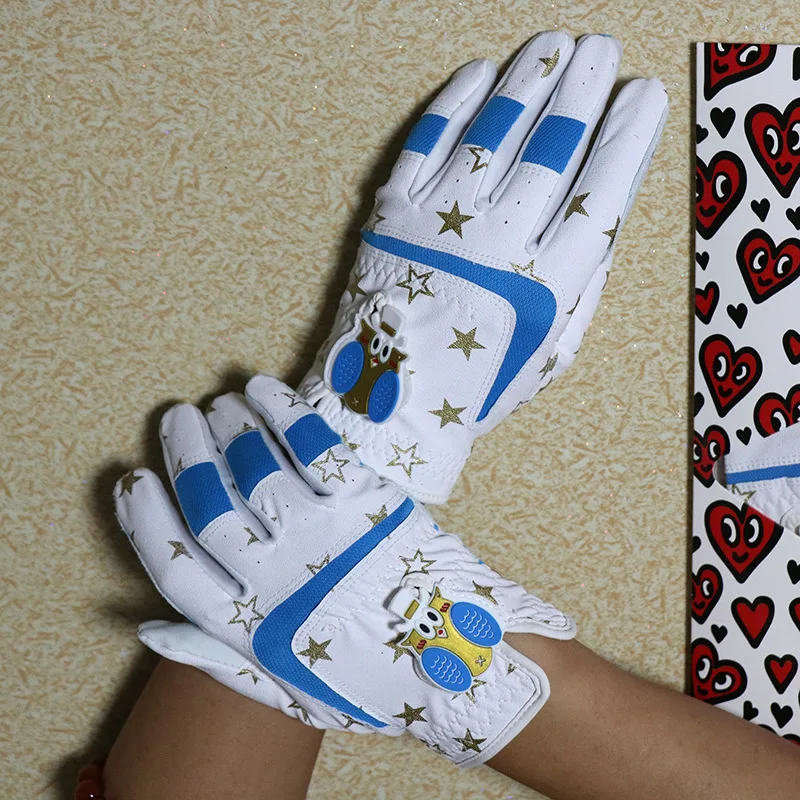 

Golf Supplies Children's Golf Gloves Boys and Girls Athletes Kids Sheepskin Golf Gloves Kids Leather Gloves Golf Accessories