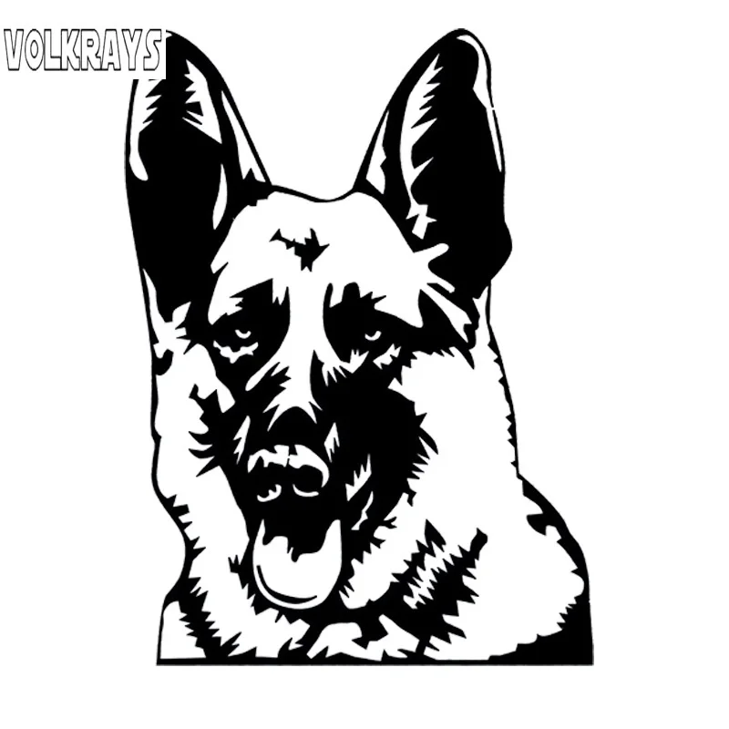 Volkrays персональная Автомобильная наклейка немецкая овчарка аксессуары