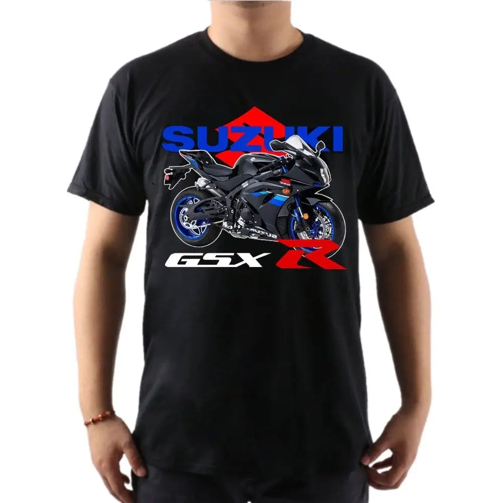 2020 Лучшая мужская классическая черная Повседневная футболка Suzuki Gsxr Racinger