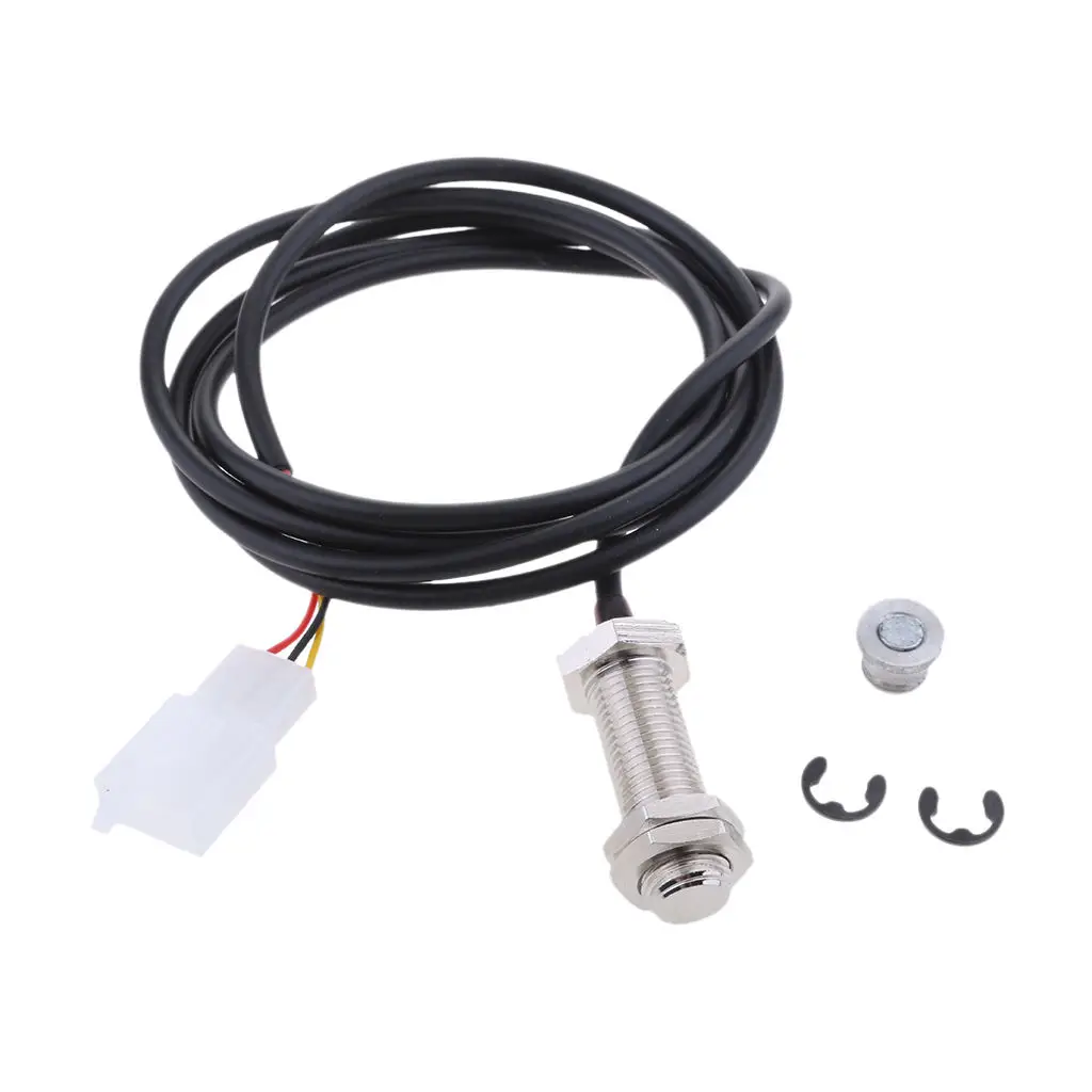 Digital Speedometer Odometer Tachometer Sensor Cable &amp Magnet ATV Motorcycle |