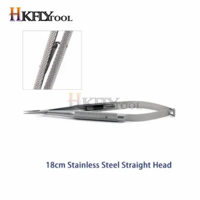 18cm steel straight 12,5 см; высота каблука 14 см; каблук 16 см оснастка для приманки держатель инструмент офтальмологический Иглодержатель косметический контактный зажим титановый Пинцет хирургические инструменты - Цвет: 18cm steel straight