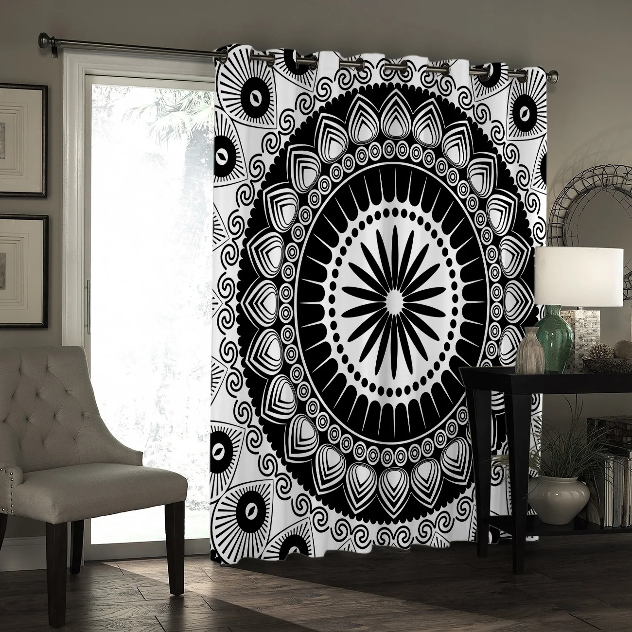 Оконные занавески с рисунком мандалы жалюзи для окон гостиной ванной комнаты