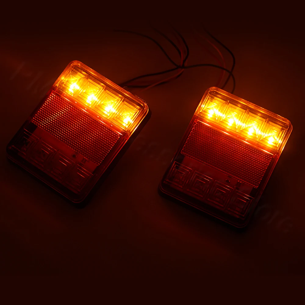 Водонепроницаемый Автомобильный задний фонарь PMFC 8 светодиодный Дов пара задних