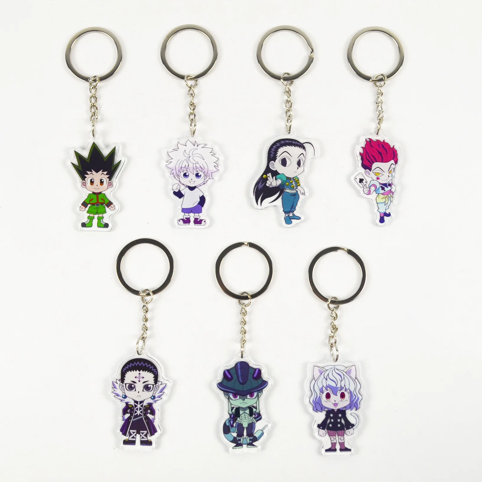 1 шт. мультяшный аниме HUNTER X Killua Irumi Hisoka брелоки с подвеской в виде фигуры из акрила