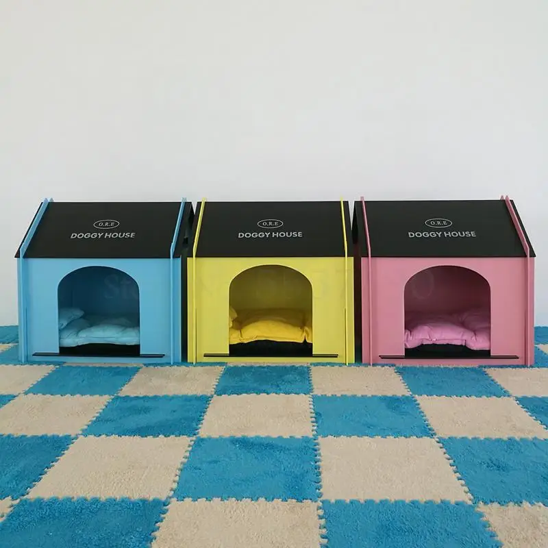 Деревянный домик для домашних питомцев экспортного качества собаки домашнего