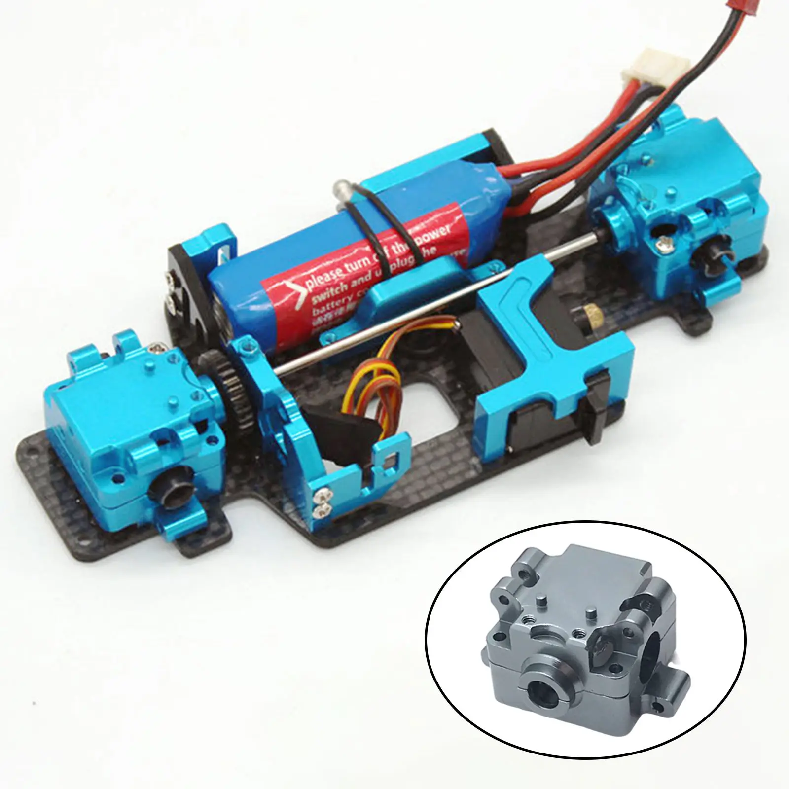Металлический корпус коробки передач RC для Wltoys K969 K989 аксессуары хобби