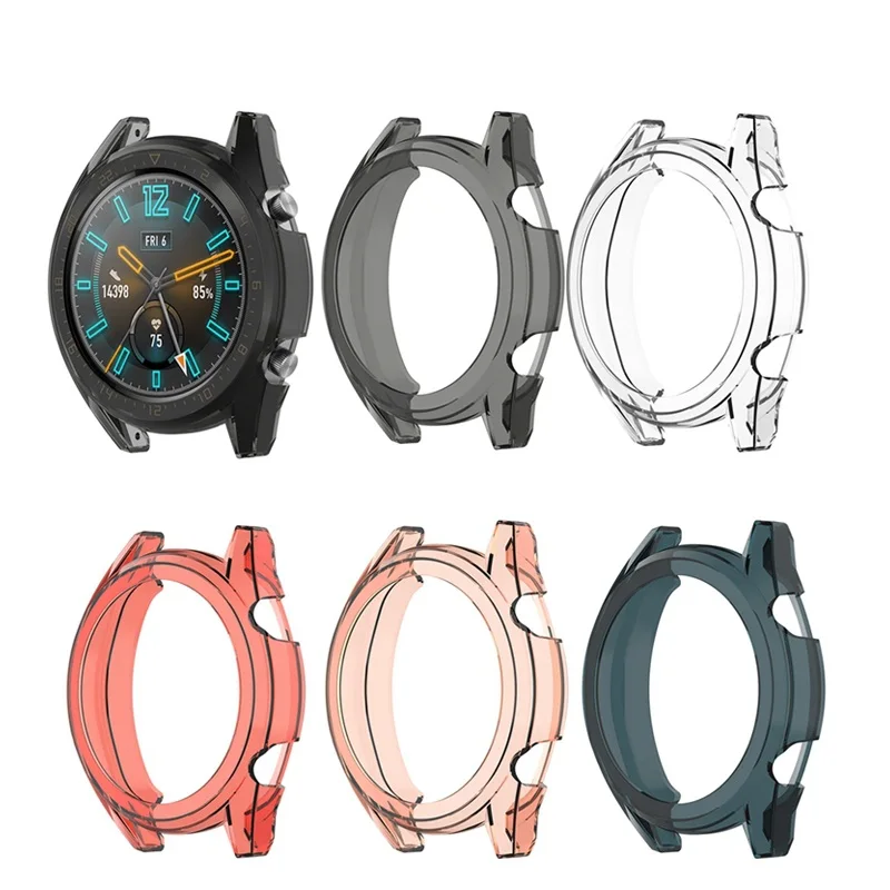 Ультра тонкий умный чехол для huawei watch GT active 46 мм Смарт-часы Мягкий ТПУ защитный силиконовый чехол для huawei аксессуары GT
