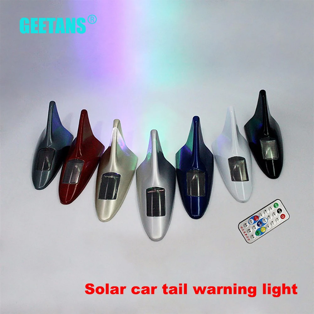 

GEETANS Led Solar powered Car Rear Warning Lights Controller, Universal CB Aerial Antenna, 10 Types CJ