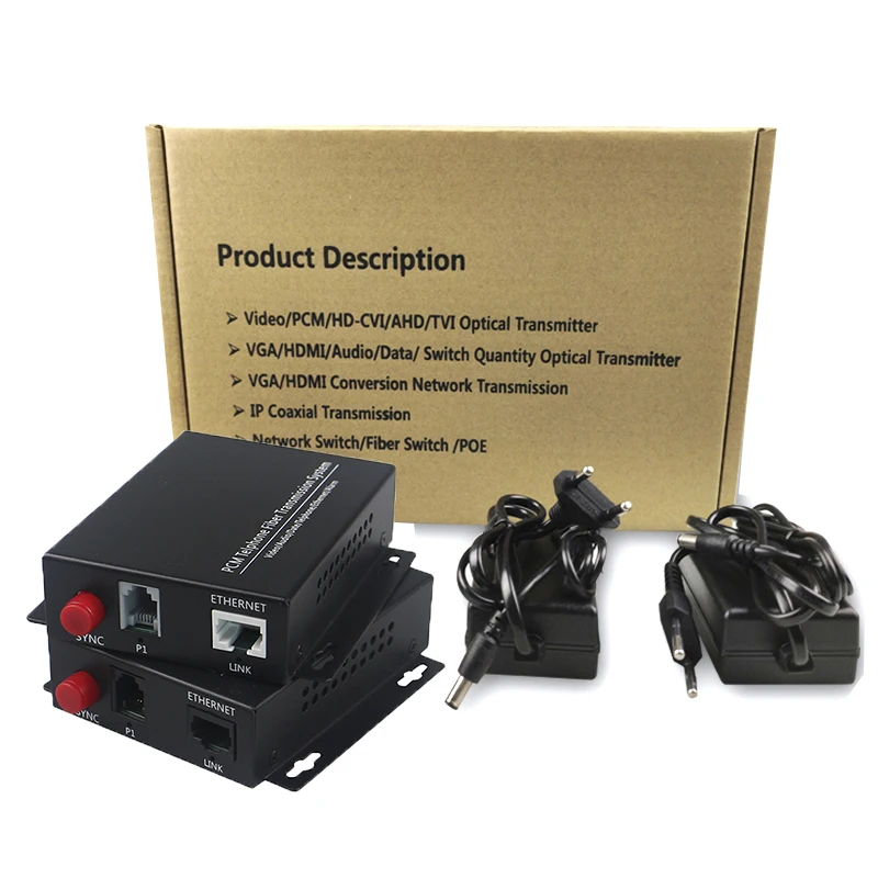 1 канал PCM Voice POTS phone (RJ11) line-Волоконный медиа конвертер волоконный телефонный