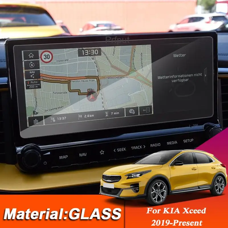 Tempered Glass Protective Film Sticker For KIA Xceed 2019 2020 10.25INCH Car Styling GPS Navigation Screen Auto Accessories