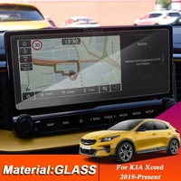 tempered glass protective film sticker for kia xceed 2019 2020 10 25inch car styling gps navigation screen auto accessories