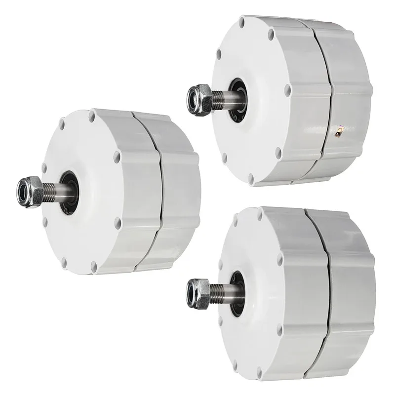 

Real 600W 24V Alternator For Sale, 500w 650r/m Permanent Magnet AC Wind Generator For Vertical Generador Eolico New Arrival