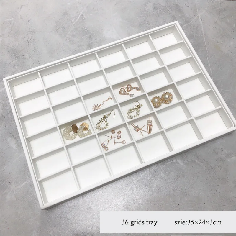 

Держатель для украшений Rasalhaguer белый из искусственной кожи