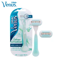original gillette venus women razor 5 layers embrace sensitive shaving razor blades for bikini body safety hair removal