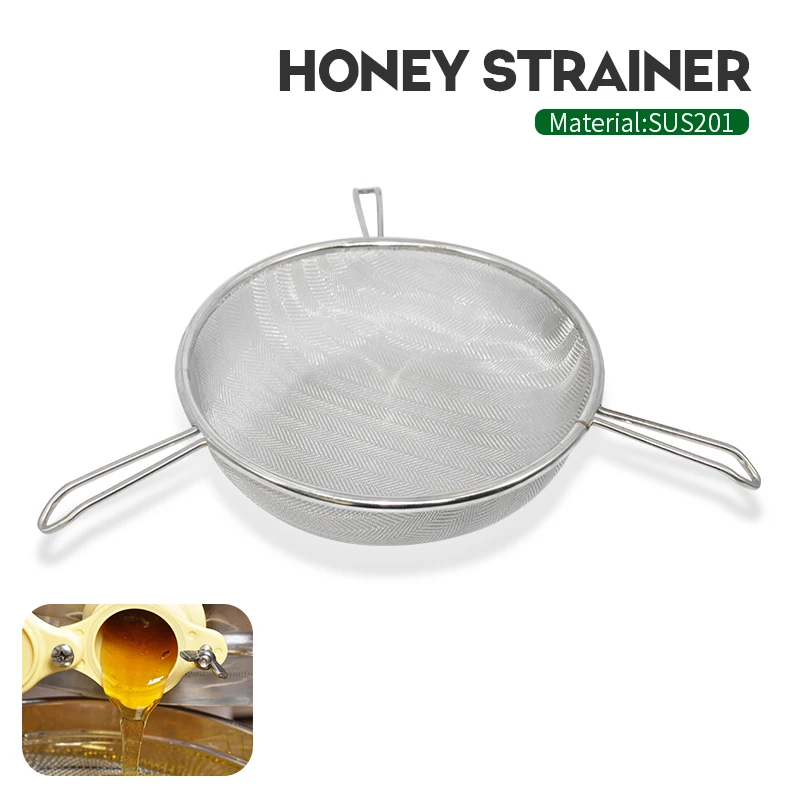 

Сетчатый фильтр для меда, сетчатый фильтр из нержавеющей стали с 3 фиксированными элементами, пчеловодческие инструменты для извлечения ме...