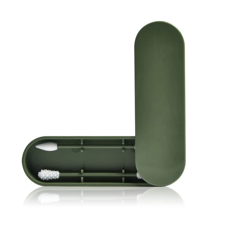 Многоразовые силиконовые ватные тампоны с чехлом женские моющиеся для чистки