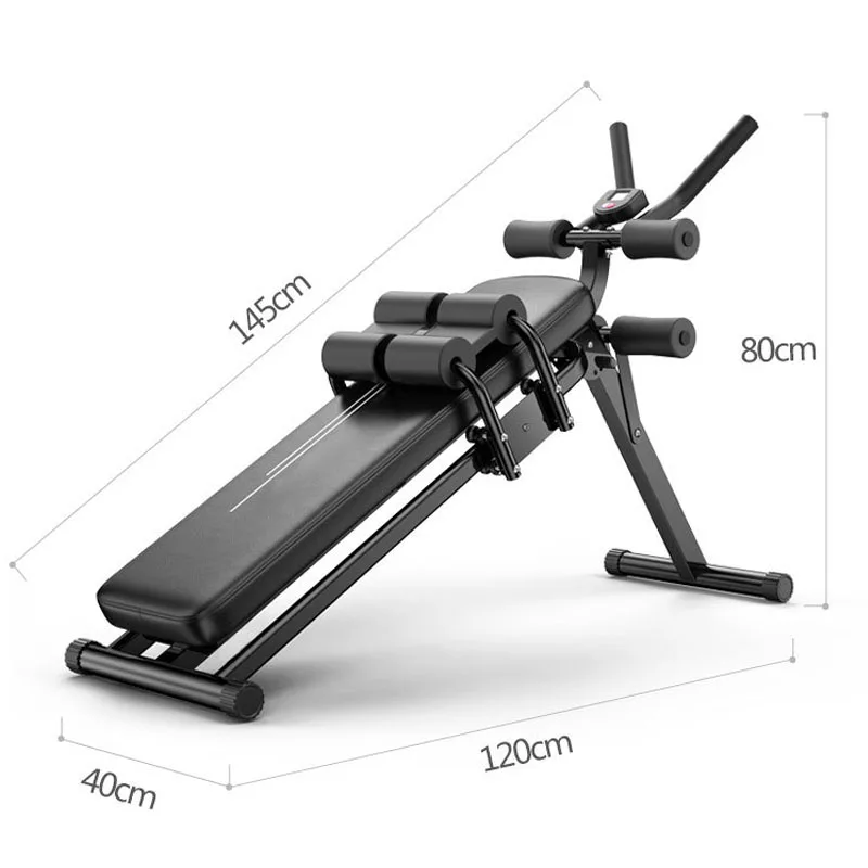 Home Dumbbell Bench Multifunctional Sit-up Exercise Abdominal Muscle Exercise Gym Fitness Equipment Waist and Abdomen Machine XE