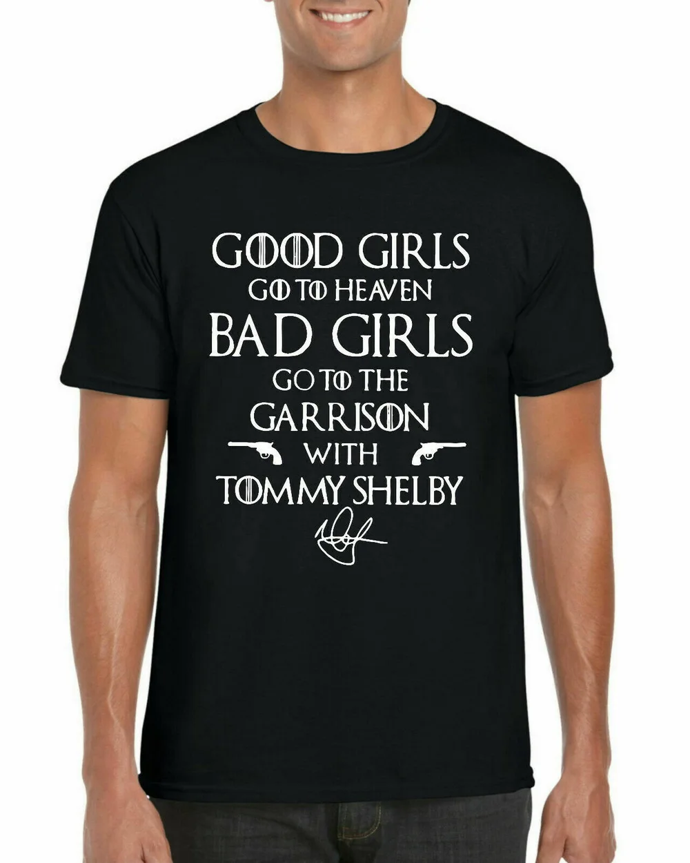 Топы для девочек с надписью Good Girl Go To Heaven Футболка THOMAS SHELBY PEAKY BLINDERS унисекс