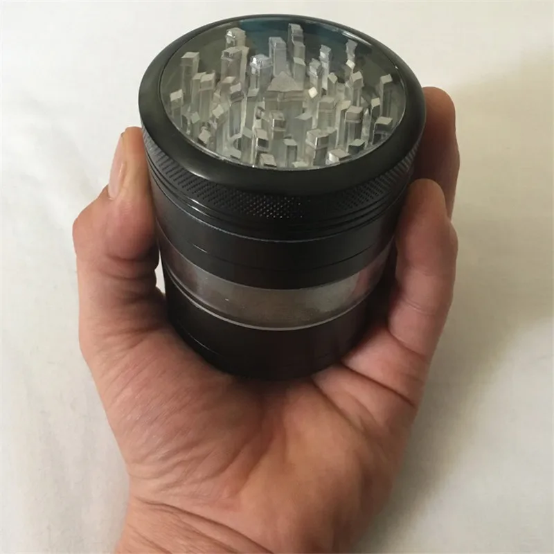 4-слойная алюминиевая измельчитель для трав и табака аксессуары курительной