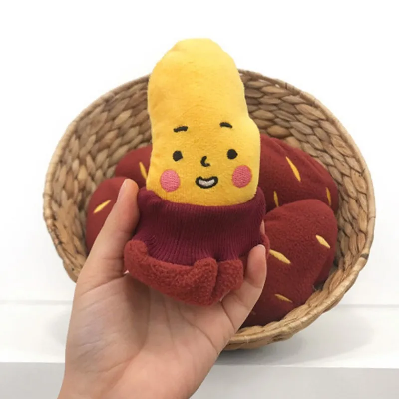 

Популярная милая собака, сладкий картофель, скрытая еда, игрушка, забавное выражение, милая и игривая собака, игрушки, Лидер продаж