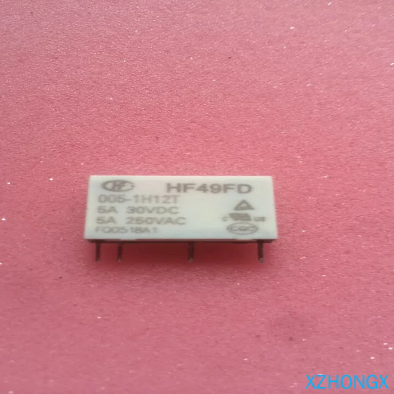 Реле HF49FD 005-1H12 5A 4PIN HF49FD 005-1H12T