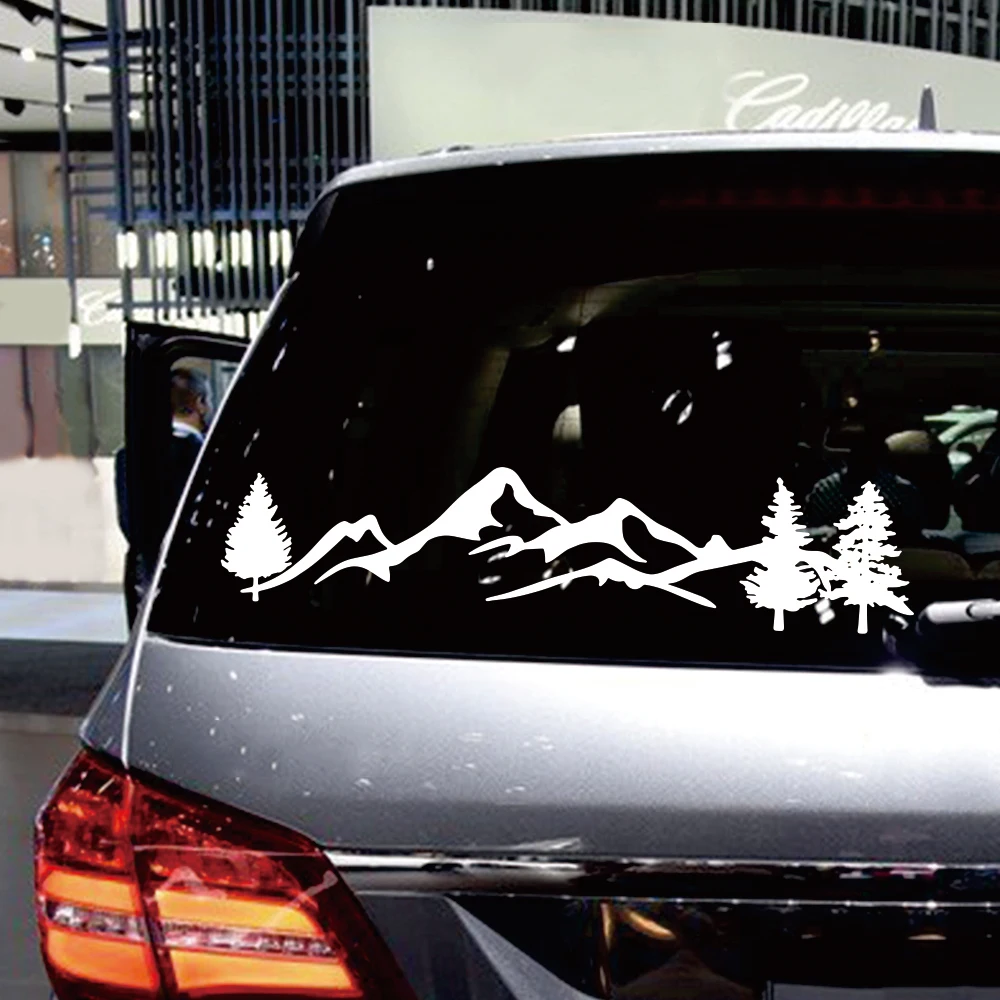 Новинка для внедорожника RV 100 см черное/белое дерево горный автомобиль Декор