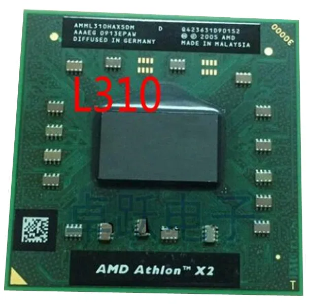 Оригинальный процессор AMD Athlon L310 для ноутбука AMML310HAX5DM LGA бесплатная доставка